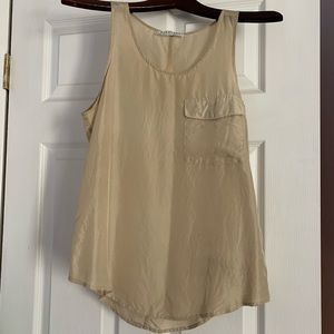 Everlane silk tan